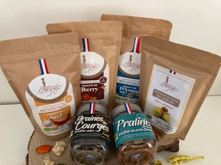 Les Graines de Louise - Coffret Apéritif Dinatoire : Graine, Praline et Préparation Biscuits