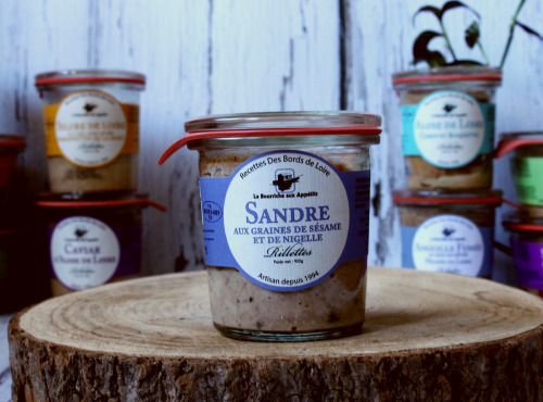 La Bourriche aux Appétits - Rillettes de Sandre Au Sumac, Graines de Sésame et Nigelle