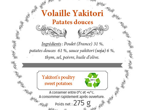 Les Bocaux du Bistrot - Volaille yakitori, patates douces