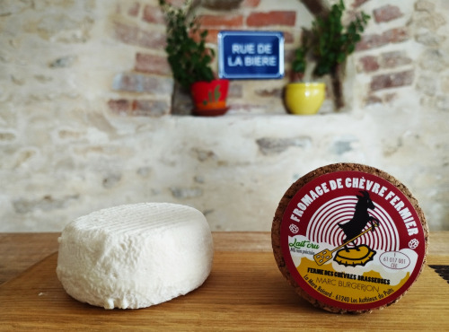 Ferme des Chèvres Brasseuses - Fromage de chèvre - CABRI au lait cru (Demi-Sec)