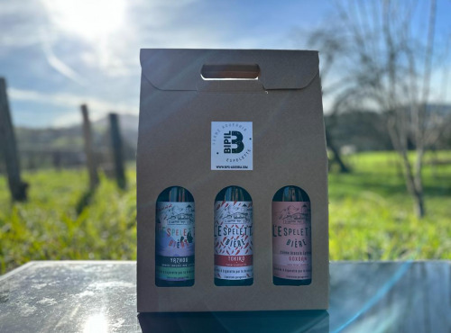 Bipil Aguerria - Pack de 3 bières artisanales de 33cl BIPIL