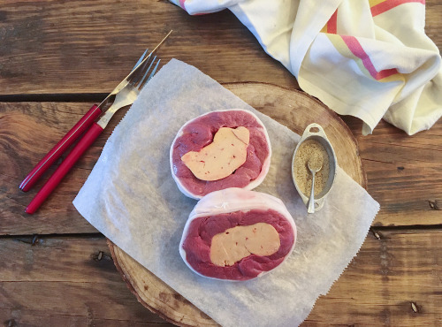 Ferme de Pleinefage - Tournedos de magret de canard au foie gras entier x2