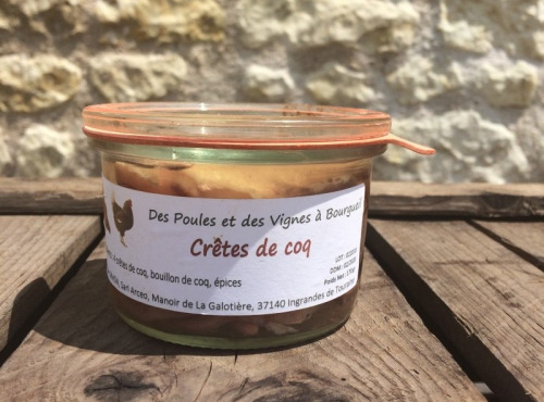 Des Poules et des Vignes à Bourgueil - Crêtes de Coq