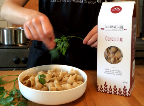 La bonne pâte de Beauce - Conchiglie au blé complet