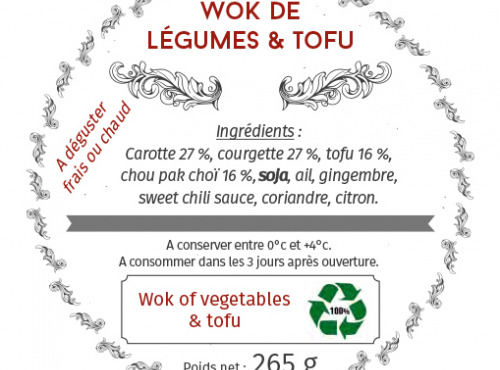 Les Bocaux du Bistrot - Wok de légumes et tofu