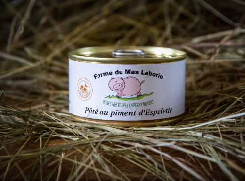 La Ferme du Mas Laborie - Pâté au piment d'Espelette - 190 g