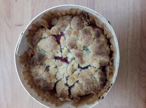 Le Jardin des Gallines - Crumble Cassis Et Pommes Du Jardin - 2pers