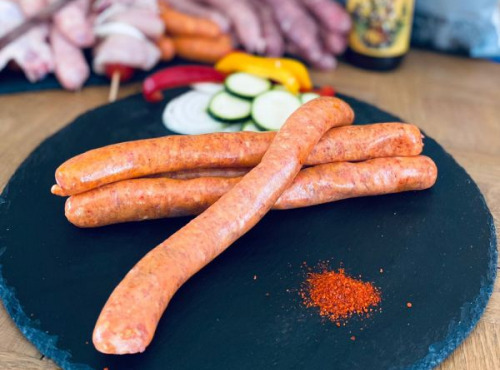 La Ferme Du Reel - Saucisse de Volaille Au Piment d'Espelette - 1kg