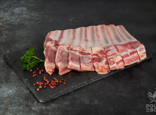 Nature viande - Domaine de la Coutancie - Poitrine d'agneau à griller de Dordogne (race Lacaune) - 500g