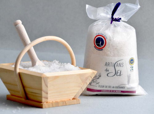 Artisans du Sel - Petit Panier, Pelle En Bois Et Fleur De Sel De Guérande