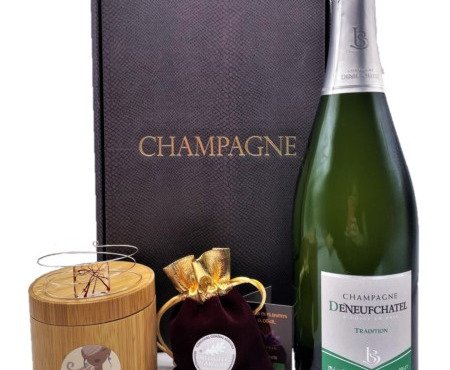 Le safran - l'or rouge des Ardennes - Cadeau fête des mères "Champagne, Safran Et Bracelet"