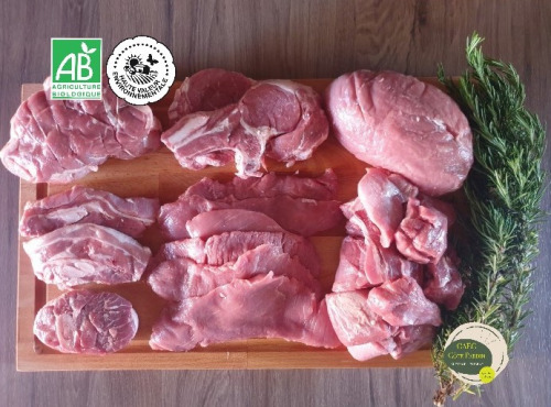 GAEC Côte Pardin - Colis de Veau BIO Race Aubrac - 5 Kg - PAQUES