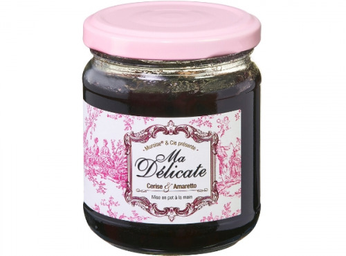 Muroise et Compagnie - Confiture Les Précieuses - Ma Délicate (Cerise et Amaretto) - 220 gr