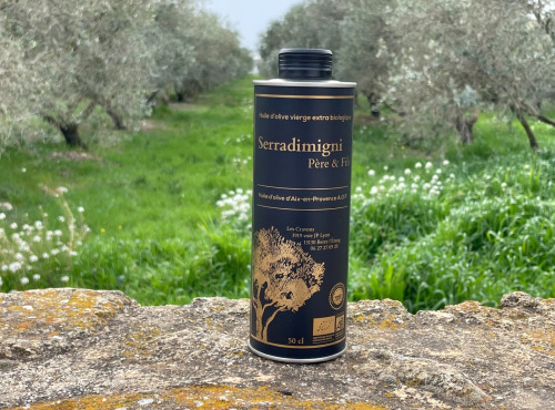 Serradimigni Père et Fils - Huile d'olive BIO - AOP Aix-en-Provence - 50cl