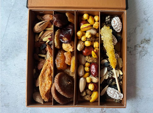 L'Arbre Persan - Coffret Cadeau Persan : Fruits secs, graines et gourmandises