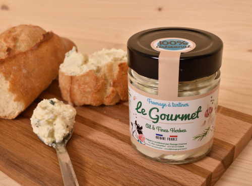 Fromage Gourmet - Fromage à Tartiner Ail & Fines Herbes