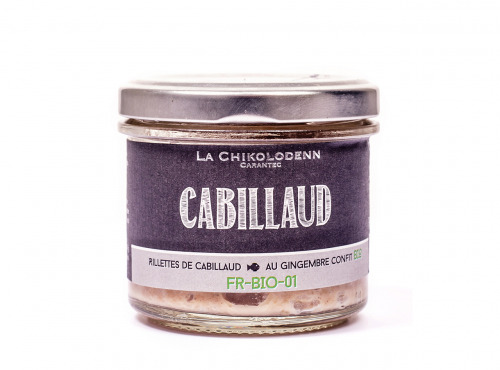 La Chikolodenn - Rillettes De Cabillaud Au Gingembre Confit Bio