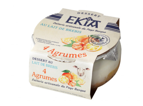 Bastidarra – Ekia - Douceur De Brebis 4 Agrumes - 8 Pots