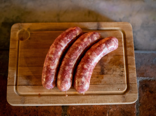 Elevage Les Blancs de l'Ouest - Saucisses au Sauvignon x6 - Porc Blanc de l'Ouest