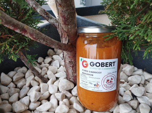 Gobert, l'abricot de 4 générations - Purée d'abricots bergeron 780g