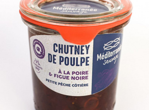 Méditerranée Sauvage - Chutney de Poulpe à la Poire et Figue Noire