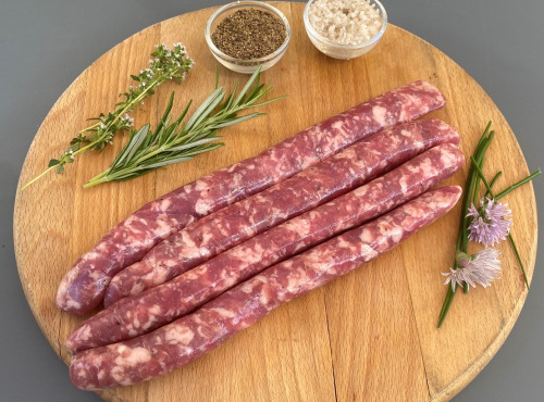 Mas de Monille - 4 chipolatas 250g - Porc noir gascon