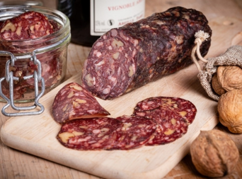 Les poilus-cornus du Grand Est - Saucisson Pur Bœuf Highland Cattle - 330g