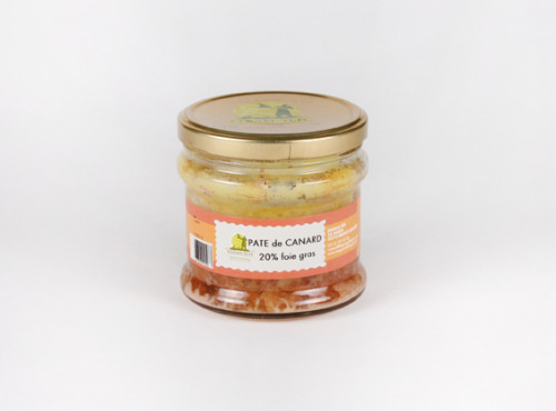 Maison Tête - Pâte de canard 20% foie gras 180G