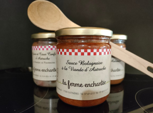 La Ferme Enchantée - Sauce Bolognaise à la viande d'autruche