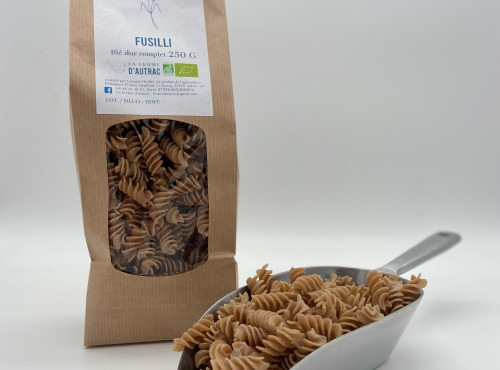 La Ferme d’Autrac - Fusilli à la farine de blé dur BIO 250g