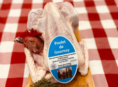 La ferme des 5 frères - Poulet de Gournay Fermier - 2kgx3