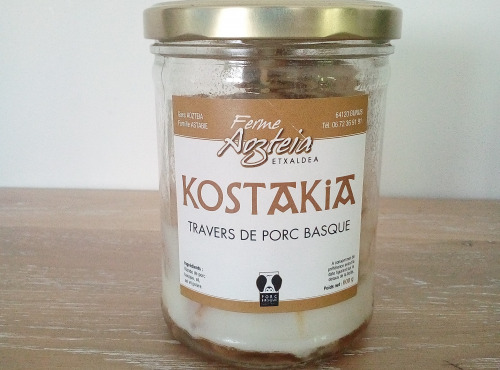 Ferme AOZTEIA - Travers Confits De Porc Basque Kintoa