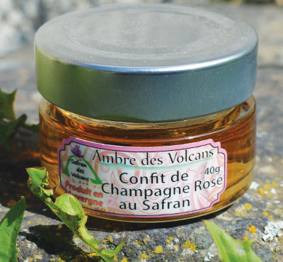 Safran des Volcans - Confit de Champagne Rosé au Safran 40g