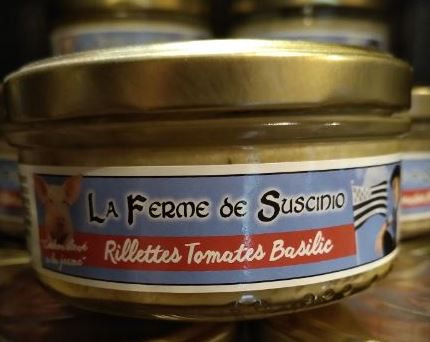 Tome de Rhuys - Ferme Fromagère de Suscinio - Rillettes Tomates Basilic