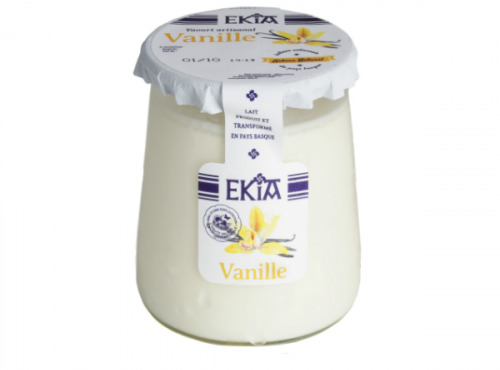 Bastidarra – Ekia - Yaourts Vanille pot verre - 8 Pots