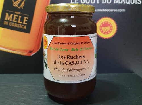 Les Ruchers de la Casaluna - Miel de Châtaigneraie - 500g