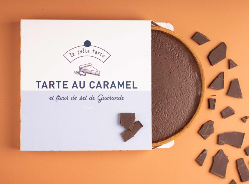 La Jolie Tarte - Tarte au caramel et chocolat - 600g