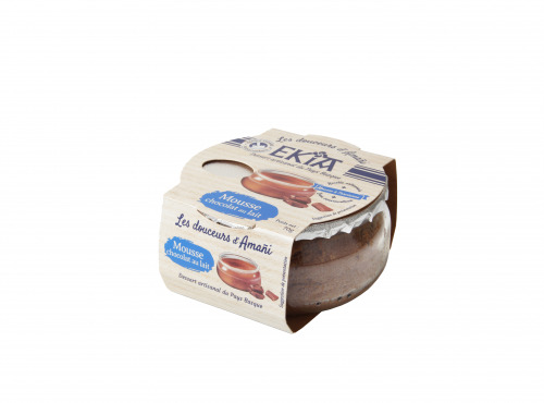 Bastidarra – Ekia - Mousse au chocolat au lait X8 pots