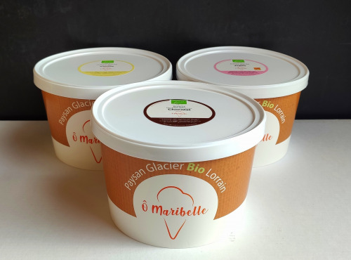 O Maribelle - Lot de 3 glaces 1 litre