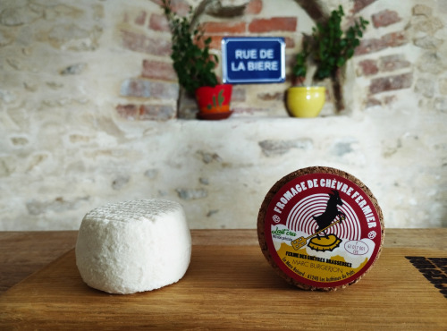 Ferme des Chèvres Brasseuses - Fromage de chèvre - CROTTIN au lait cru (Demi-Sec)