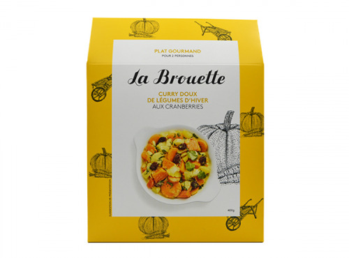 La Brouette - Pour 2 Pers. - Curry Doux De Légumes D'hiver Aux Cramberries