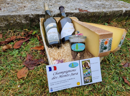 Champignons des Monts-Jura - Coffret Fondue Jurassienne Royale aux Morilles (8 personnes)