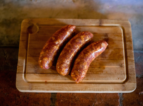 Elevage Les Blancs de l'Ouest - Chorizos à griller x6 - Porc Blanc de l'Ouest