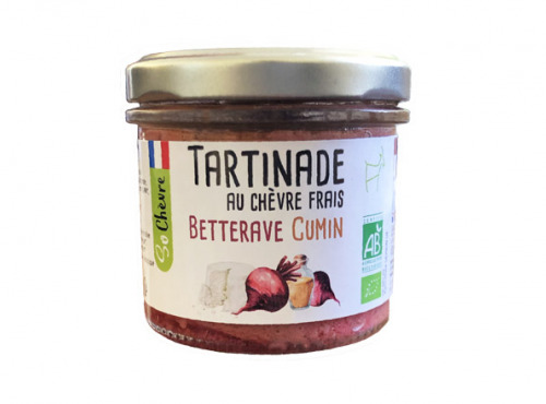 Fromagerie Seigneuret - Tartinade Au Chèvre Frais - Betterave Et Cumin 90g