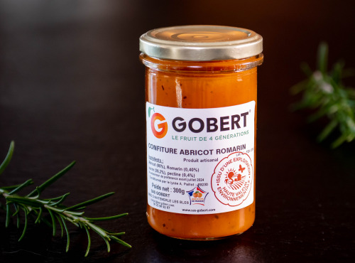 Gobert, l'abricot de 4 générations - Confiture Abricot Romarin 300g