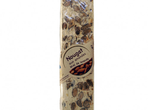 Les amandes et olives du Mont Bouquet - Nougat blanc 100 g - miel lavande