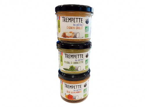 Fromagerie Seigneuret - Trempette au chèvre - Oignon Grillé - 90g