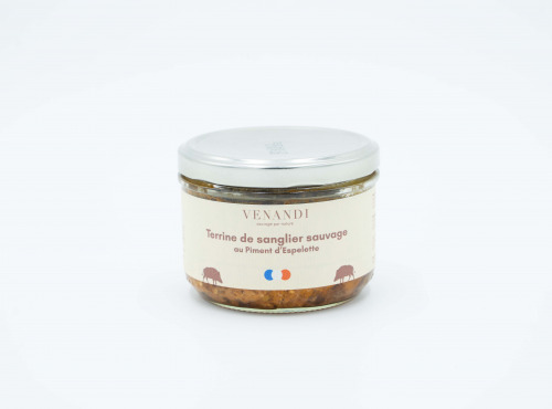 Venandi Sauvage par Nature - Terrine Sanglier Sauvage Français au Piment d'Espelette