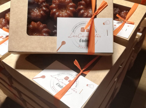 Les Cannelés d'Audrey - Lot de 27 cannelés aux subtiles saveurs de fleur d'oranger, rhum et chocolat sans gluten