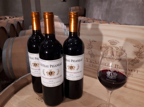 Vignobles Brunot - AOP Saint-Emilion Grand Cru Rouge - Château Piganeau 2018 - 3x75cl